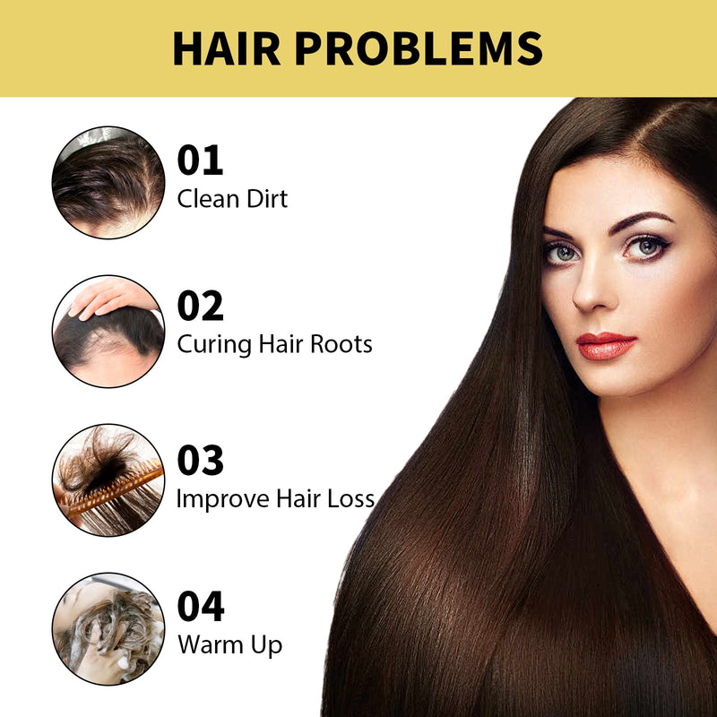 Ginger Dense Hair Shampoo, Moisturizes Reduces Itchiness, Strengthens Dense And Fluffy Hair Care Shampoo