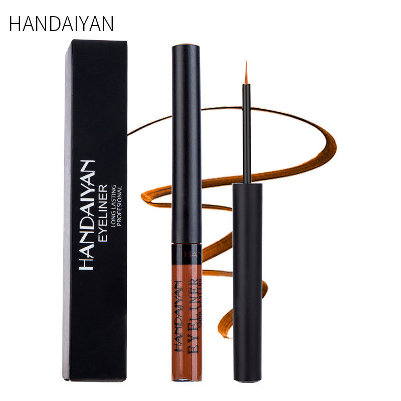 Makeup Color Eyeliner Matte Quick-Drying Liquid Eyeliner No Smudging MSDS Certified 12Pcs