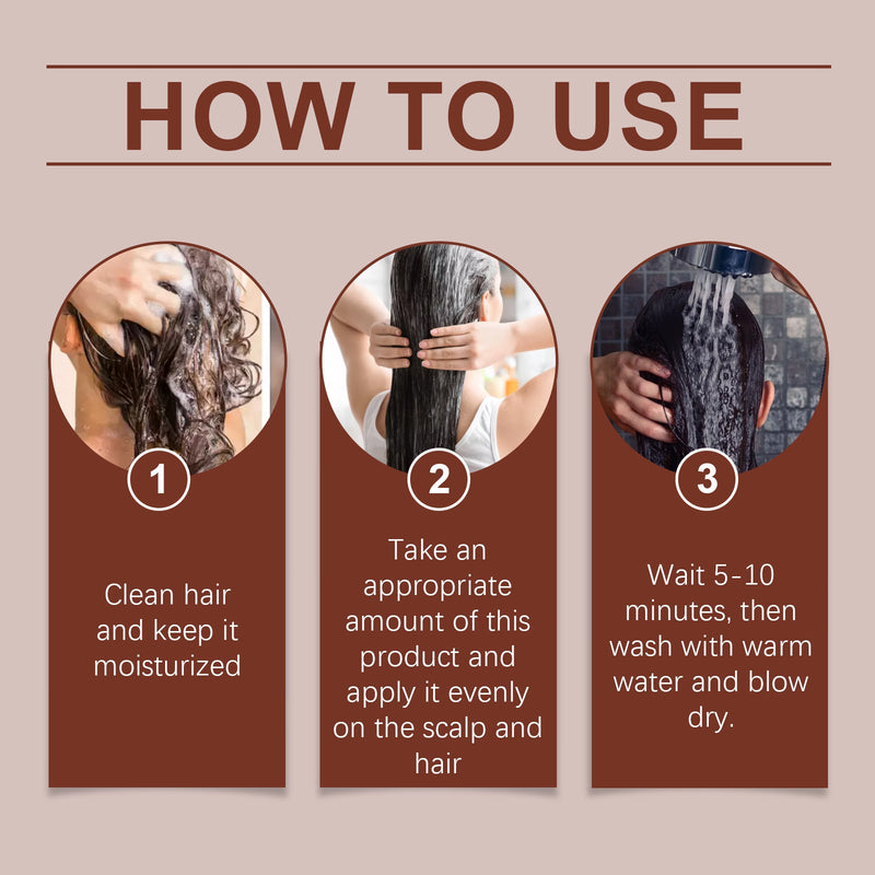 Wiyun Hair Repair Mask Smooth Gloss Repair Hair Care Nourishing Hair Care Hydrating Hair Mask