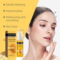 Turmeric Cleanser Mousse Cleansing Foam Gently Cleanses Skin With Pore Care Mousse Cleanser