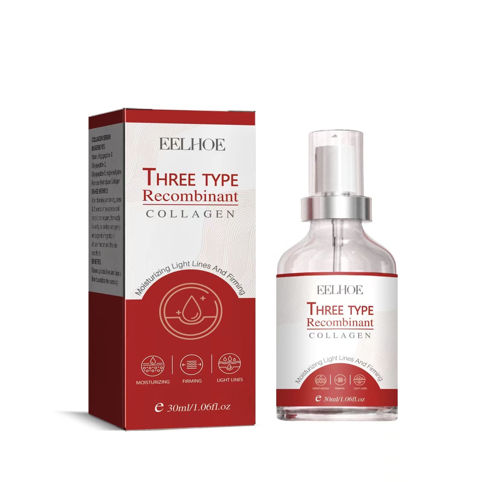 Collagen Serum, Fade Facial Fine Lines, Firming Skin Deep Moisturizing And Hydrating Essence