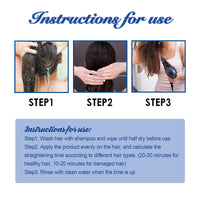 EELHOE Protein Hair Straightening Cream Nourishes Hair, Smooths Hair And Scalp, And Takes Care Of Smooth, Frizzy And Dry Hair