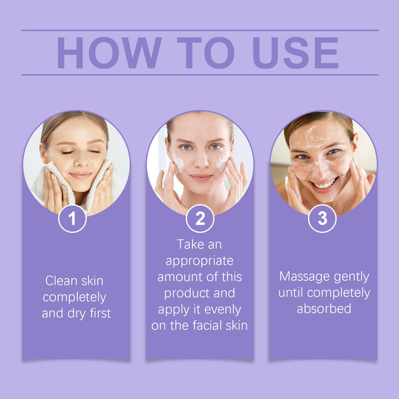 OUHOE Moisturizing Face Cream, Lighten Fine Lines Facial Moisturizing Care Brightening Collagen Rejuvenating Face Cream