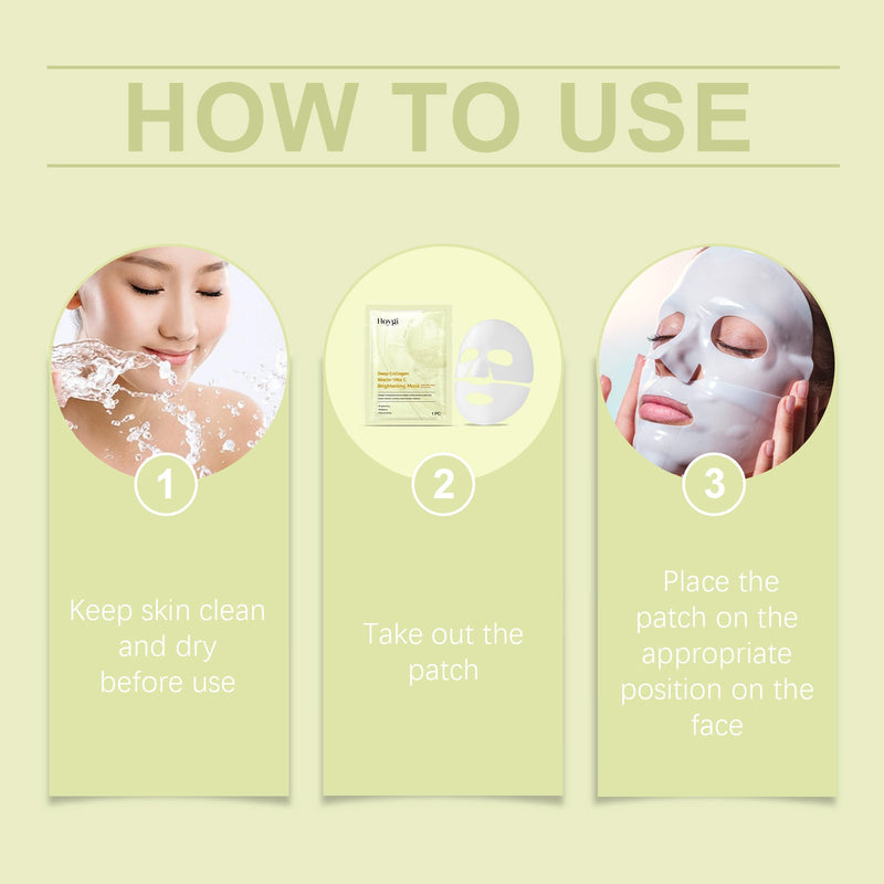 Hoygi Nicotinic Acid Vitamin C Whitening Mask (Bag) Facial Moisturizing, Hydrating, Tender, Anti-Wrinkle, Repairing And Brightening Skin Care Mask