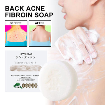 Back Anti-Acne Silk Soap, Body Cleanser Acne Pimple Beauty Back Moisturizing Bath Soap