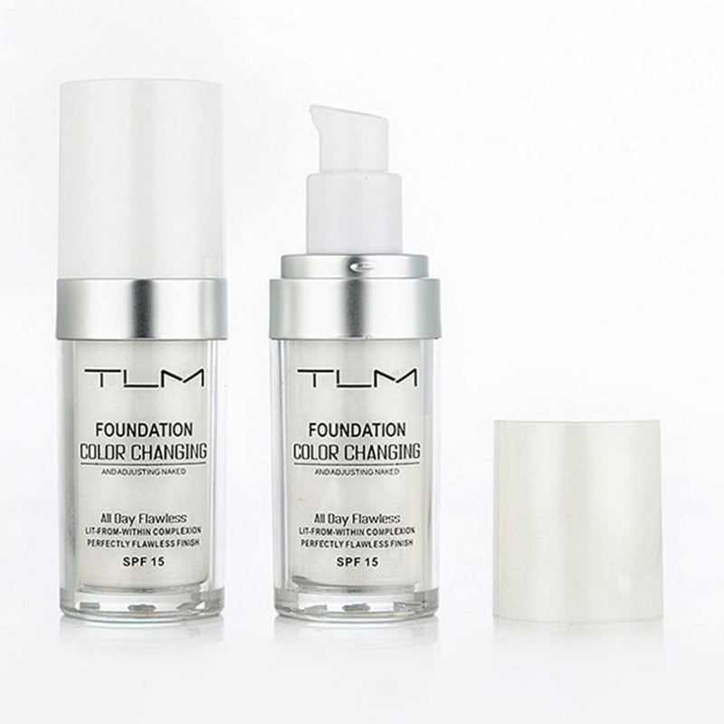 TLM Pro Color Changing Foundation Makeup Base Nude Face Liquid Cover Concealer Longlasting Makeup Gift sombras Skin care Foundation