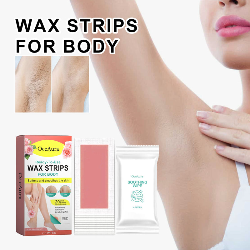 Wax Strips For Body, Body Armpit Arms Body Gentle Without Black Spot Hair Removal Wax Paper
