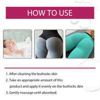 Butt Curve Enhance Cream, Hip Massage Firming Skin Slimming Show Figure Curve Ass Beautiful Buttock Cream