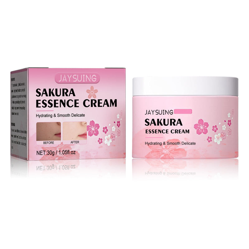 Jayswing Cherry Essence Face Cream, Moisturizing Brightening Beautifying Skin Improving Dullness Face Cream
