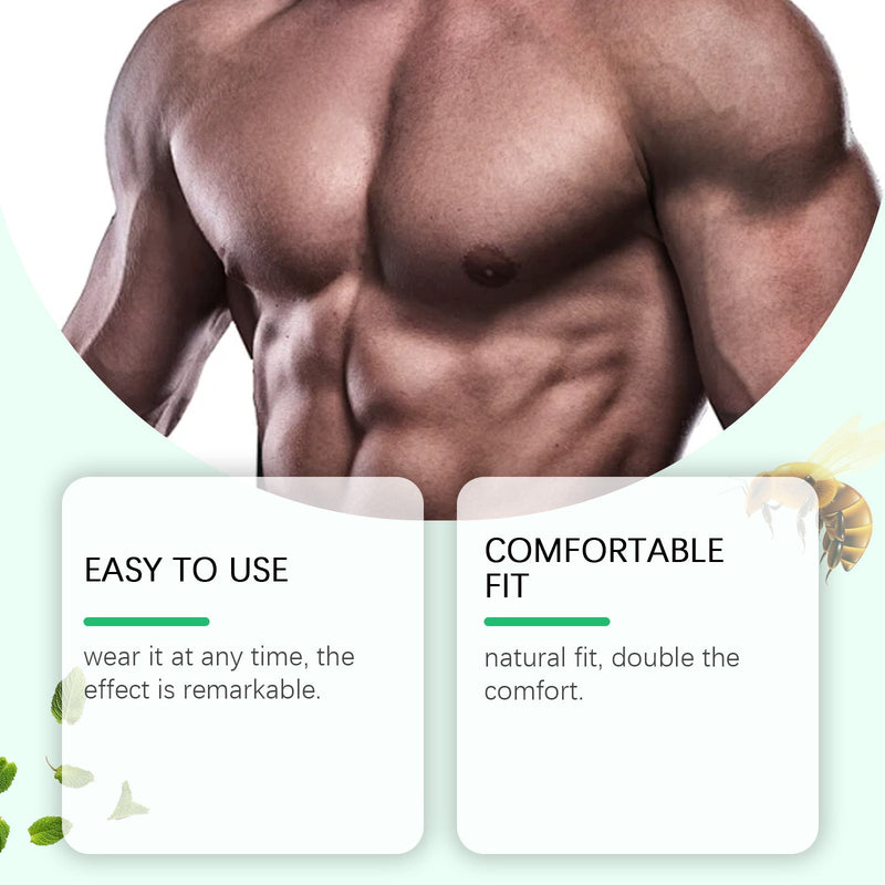 Ximonth Men's Chest Care Patch, Gentle Nourishing Lift Men's Chest Massage Firming Elasticity