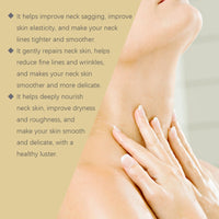 Hoygi Moisturizing Neck Cream, Gentle Ingredients Moisturize And Nourish Neck Skin Daily Massage Beauty Neck Care Cream