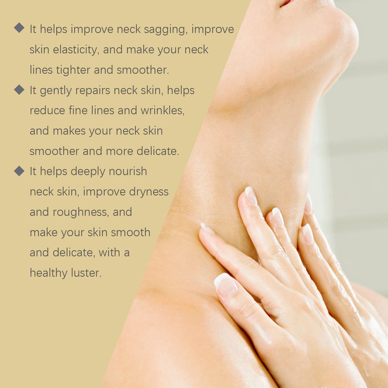 Hoygi Moisturizing Neck Cream, Gentle Ingredients Moisturize And Nourish Neck Skin Daily Massage Beauty Neck Care Cream