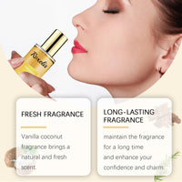 Roxelis Vanilla Coconut Fragrance Spray Long Lasting Fragrance Refreshing Body Spray Floral Fruit Fragrance Refreshing Body Fragrance
