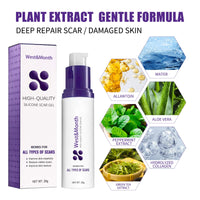West&Month High-quality Silicone Scar Gel, Lighten Acne Mark Scar Repair Skin Smoothing Care Cream