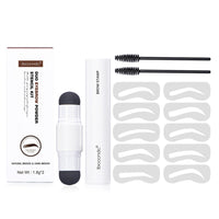 Ibcccndc Double-Headed Eyebrow Powder Stick White Tube Hairline Powder Dark Brown Eyebrow Card Eyebrow Powder Seal Eyebrow Pencil