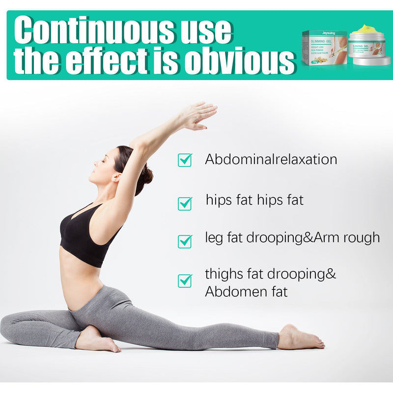 Jaysuing Body Shaping Massage Cream, Slimming Body Heating Massage Firming Cream