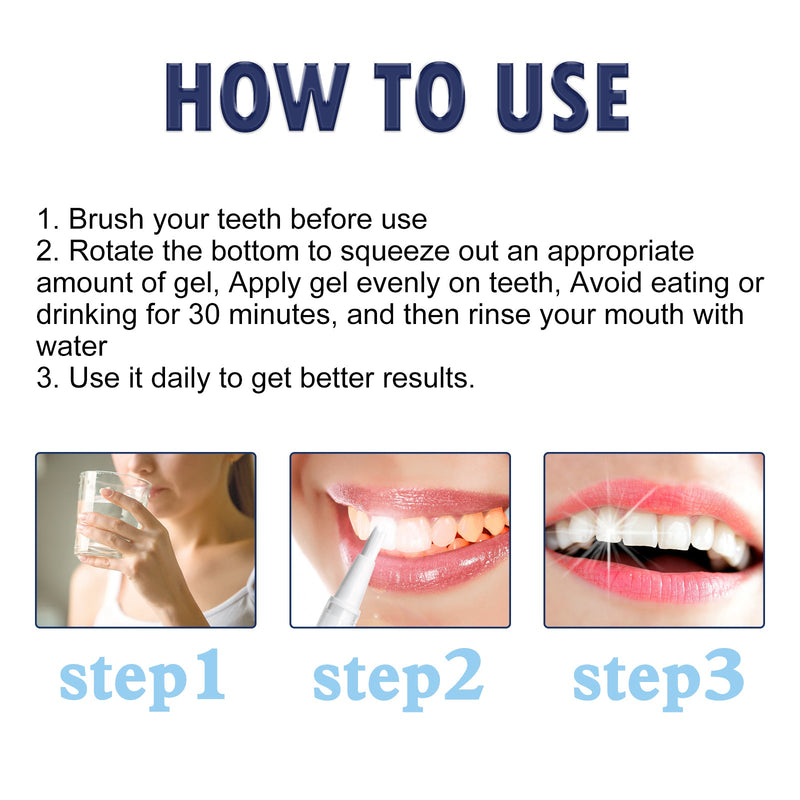 OUHOE Teeth Whitening Essence Pen, Cleaning Teeth Whitening And Brightening Teeth Beauty Pen
