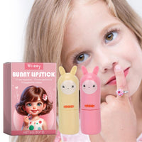 Bunny Lipstick, Easy Clean Lip Gloss Lip Oil Children's Play House Toy Lipstick