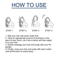 Scalp Antipruritic Hair Shampoo, Smoothing Hair And Moisturizing Scalp Dense Hair Anti-Fixative Shampoo