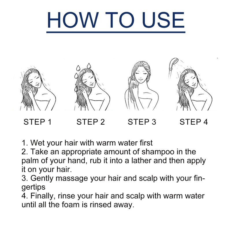 Scalp Antipruritic Hair Shampoo, Smoothing Hair And Moisturizing Scalp Dense Hair Anti-Fixative Shampoo