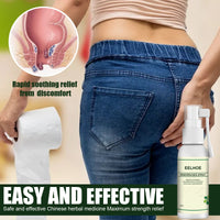 EELHOE Anal Relief Spray, Hemorrhoidal Balm Eliminates Hemorrhoids Body Care Swelling Hemorrhoidal Spray To Relieve Itching And Soothe