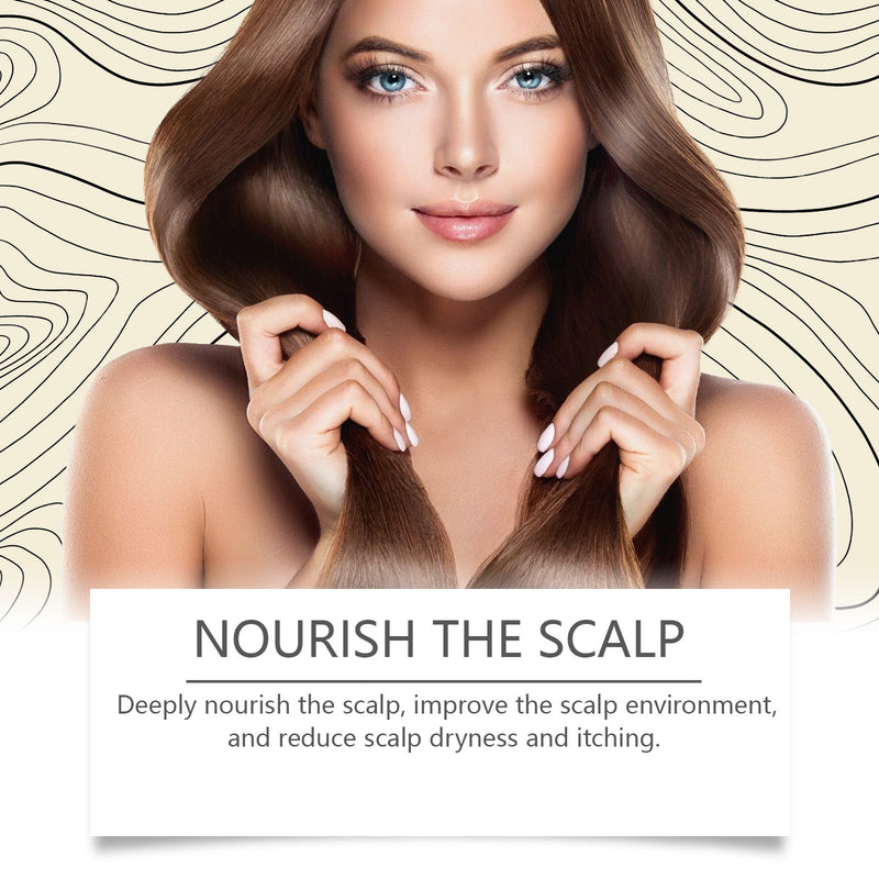 Hair Essence Spray, Volumizing Hair Hair Soft Luster Ginger Hair Care Scalp Treatment Spray