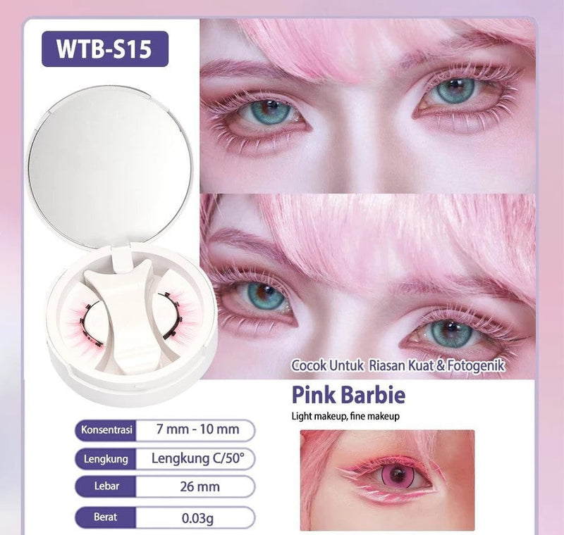 Natural Thick Portable Adhesive Free Eyelash Magnetic Suction Eyelash Style