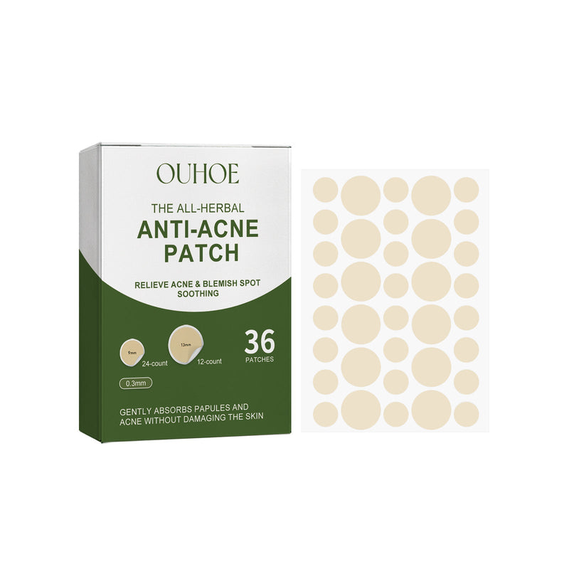 Anti-Acne Patch, Gentle Cleansing Helps Relieve Facial Blemishes Appearance Concealer Breathable Facial Care Patch