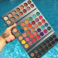Beauty Glazed New Arrival 63 Color eyeshadow pallete Glitter Makeup Matte Eye shadow make up palette maquillage paleta de sombra