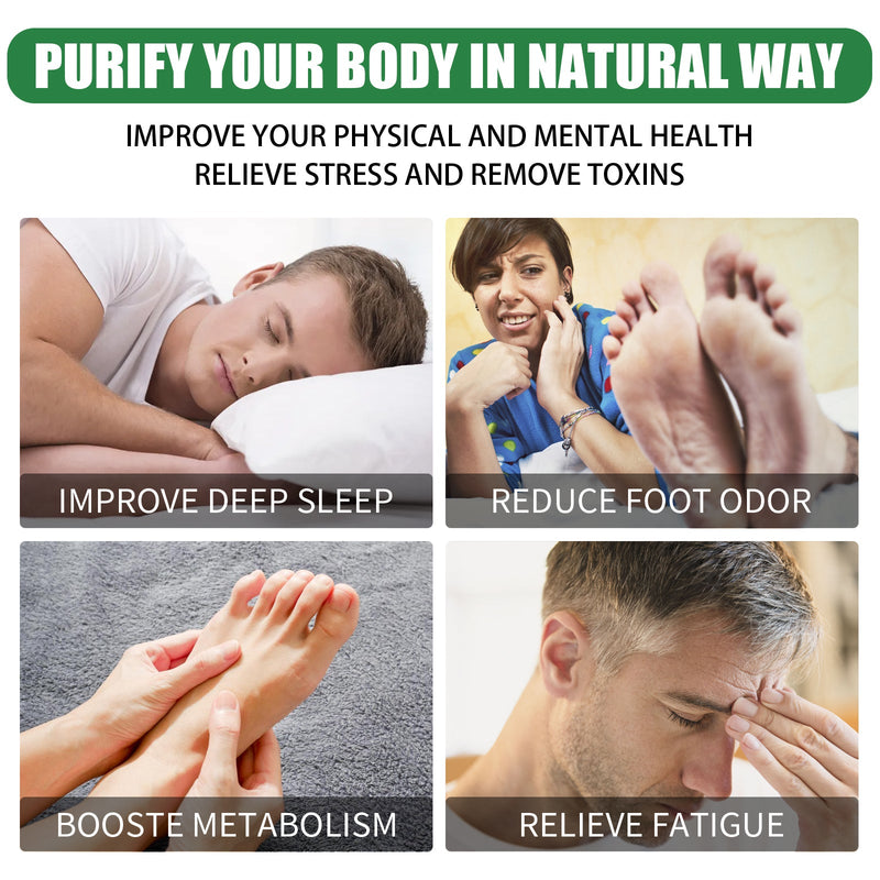 Natural Herbal Foot Patch Dehumidifying Foot Massage, Relieve Body Pressure, Relax Body And Mind Conditioning And Help Sleep Foot Patch