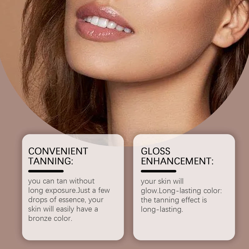 Jaysuing Moisturizing Blackening Essence, Summer Body Blackening And Tanning Smoothing And Brightening Lasting Essence