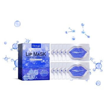 Marine Collagen Lip Mask, Winter Moisturizing And Hydrating Anti-Freeze Cracking Fade Lip Lines Easy Absorption Lip Film