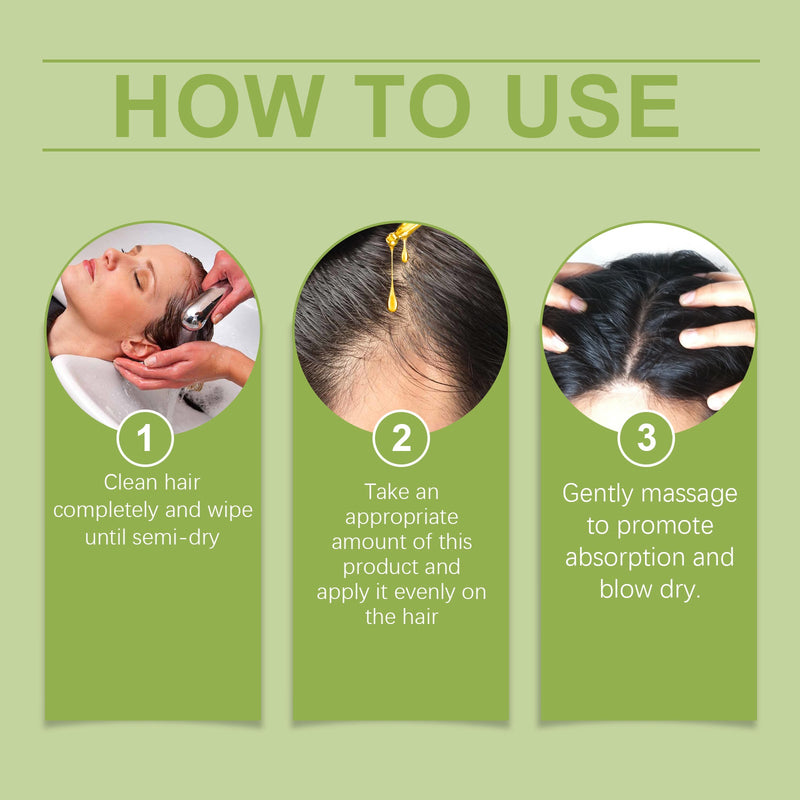 Hoegoa Hair Care Soft Essential Oil, Natural Luster, Rejuvenate Hair Vitality, Nourish Hair Soft And Glossy Essential Oil