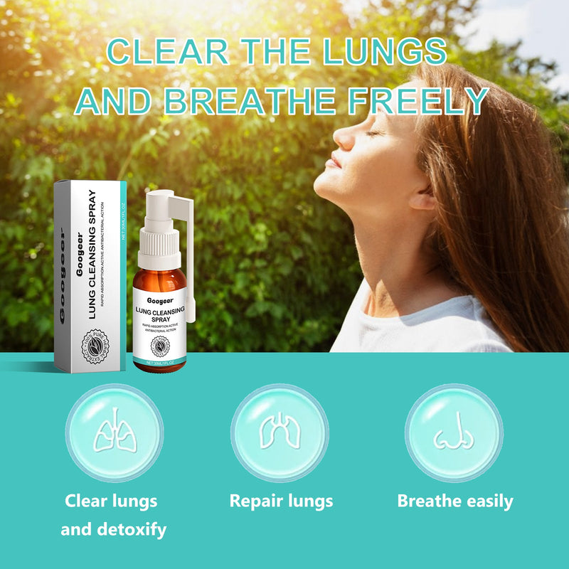 Lung Cleansing Spray, Relieve Dry Itchy Throat Cough Throat Discomfort Body Care Drops