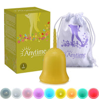 Anytime Feminine Hygiene Lady Cup Menstrual Cup Wholesale Reusable Medical Grade Silicone For Women Menstruation