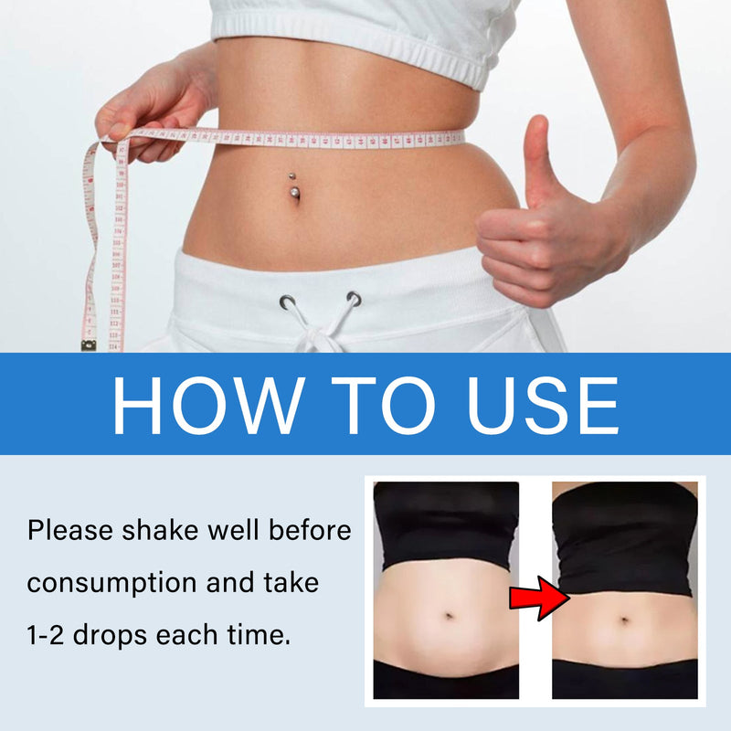 Slimming Drops, Body Tightening Arms Abdominal Fat Leg Muscle Toning Oral Drops