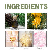 EELHOE Bergamot Cedarwood Scent Experience Perfume, Fresh Wood Scent Lasting Fragrance Naturally Not Pungent Niche Perfume