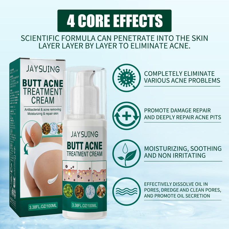 Butt Cream, Moisturizing Lighten Acne Mark Fresh Skin Moisturizing Mild Repair Acne Cream