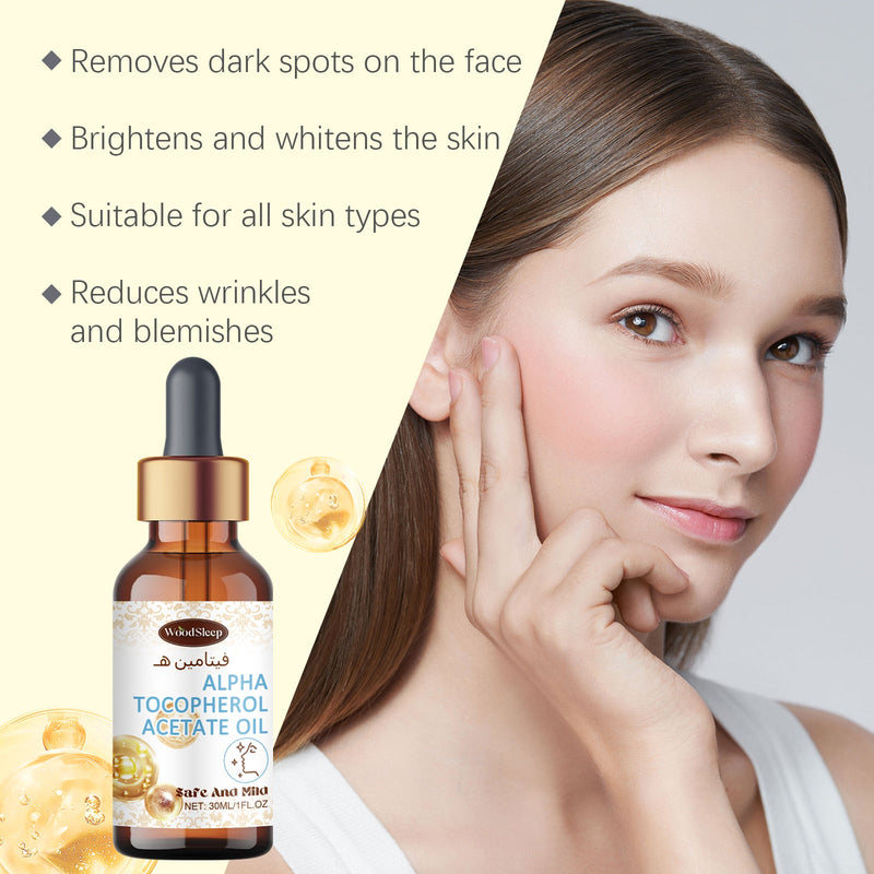 WoodSleep Vitamin E Oil Repair Skin Dry, Hydrating, Moisturizing, Bright And Smooth Facial Skin Essential Oil