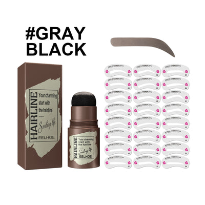 Grey black plus 24pcs eyebrow card