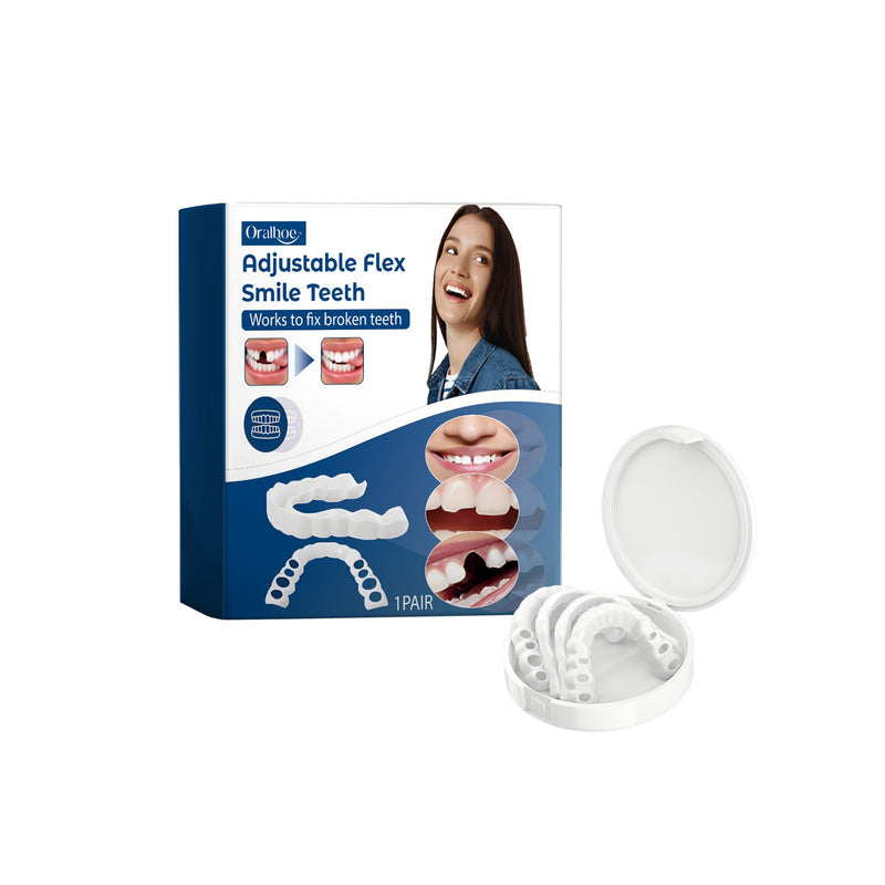Adjustable Buckle Dentures, Artificial Braces Dentures Temporary Filling Orthodontic Dental Care