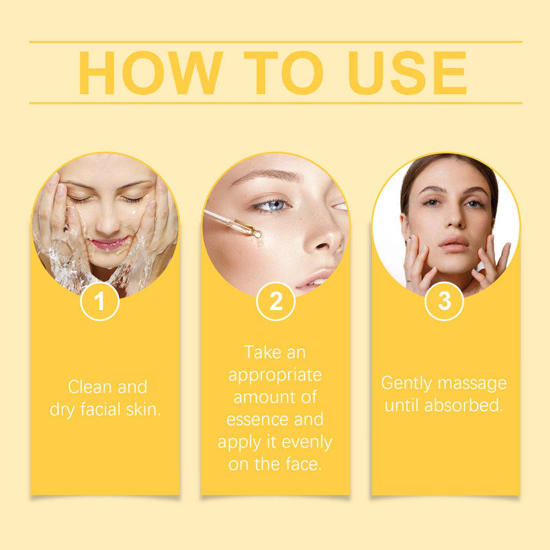 Flaw Free Skin Anti-Freckle Serum, Brightening And Moisturizing Essence For Refreshing And Cleansing Skin