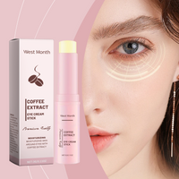 Caffeine Eye Cream Bar, Firming Light Lines, Delicate, Moist, Moisturizing And Brightening Eye Care Bar