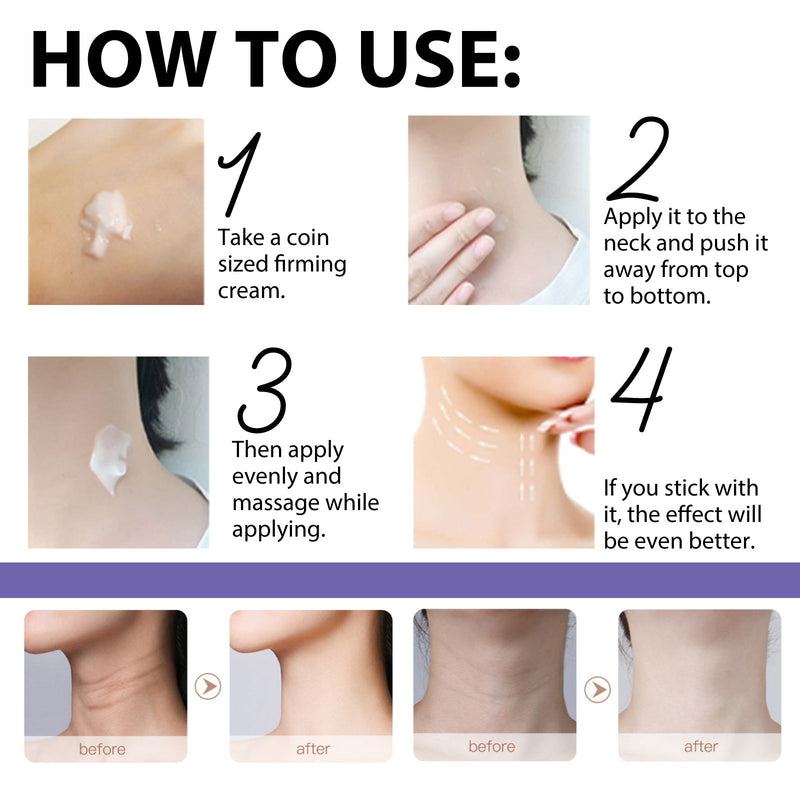 Retinol Neck Cream, Reduces Neck Lines, Moisturizes And Tightens Neck Skin Neck Massage Cream