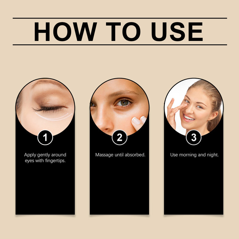Hoygi Retinol Eye Cream, Reduces Fine Lines, Nourishes Skin Around Eyes, Hydrates Skin Daily Care Eye Cream