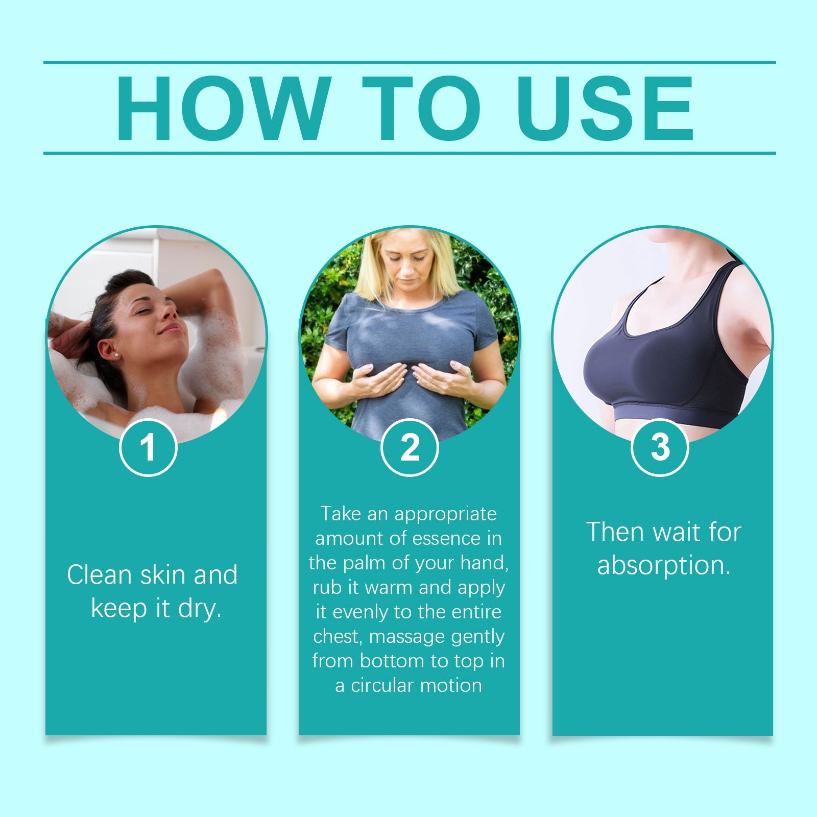 Breast Beauty Serum Lifts And Tightens Breasts To Moisturize, Smooth, Plump And Plump Curves