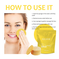 Turmeric Cleansing Pad Deeply Cleanses Skin, Removes Dirt, Controls Oil And Softens Exfoliated And Tender Ski