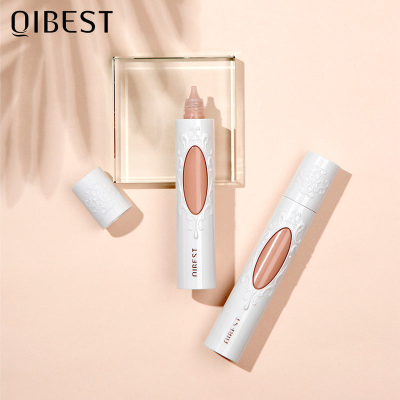 QIBEST Liquid Foundation Long-lasting Concealer Moisturizing Brightening Matte Natural Liquid Foundation Nude Makeup Conditioner