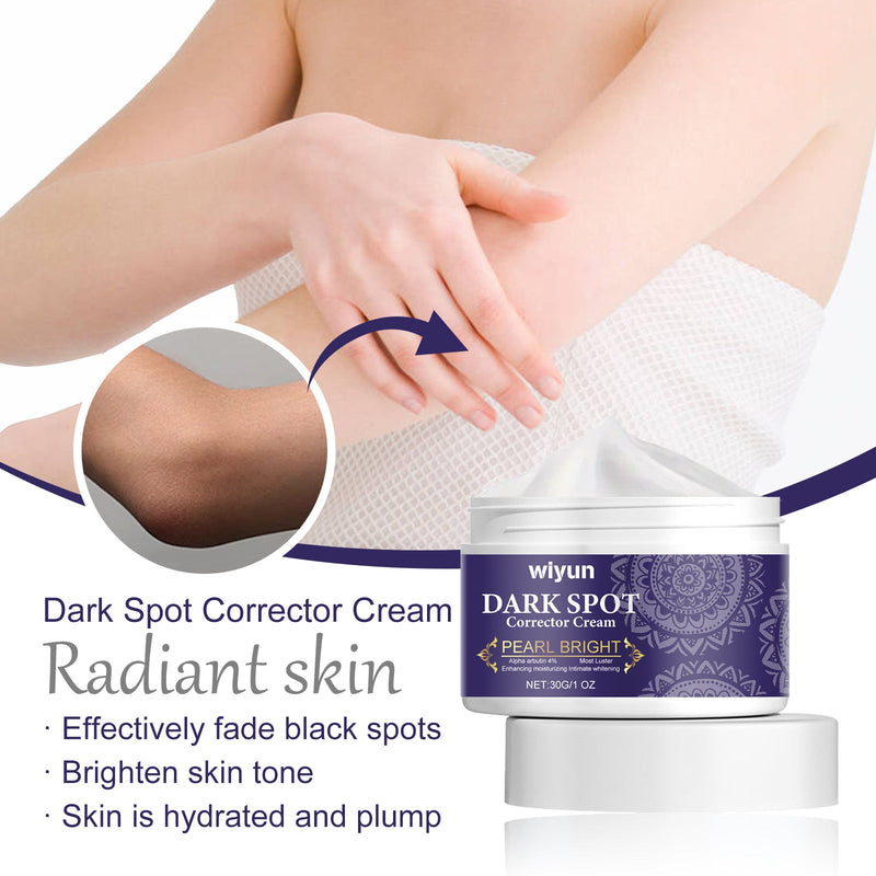Dark Spot Corrector Cream, Gentle Care Brightening Skin Tone Repair Skin Blemishes Elbow Armpit Joint Dark