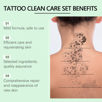 Tattoo Cover Treatment Set Gentle Cover Tattoo Mark Cleaning And Repairing Skin Concealer Set
